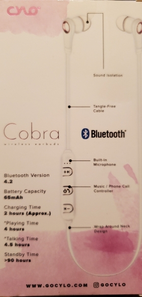 Cobra wireless earbuds - Picture 2 of 3